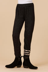 Vintage Havana Kids Bottoms | Women LEOPARD STRIPE HACCI JOGGER