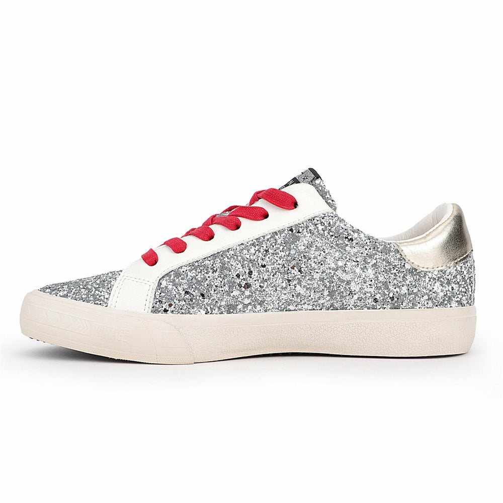 GRANDE - SILVER GLITTER MULTI | Vintage Havana Shoes