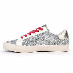 GRANDE - SILVER GLITTER MULTI | Vintage Havana Shoes