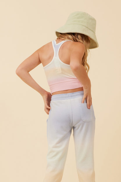 Sunstruck Ombre Racerback Crop Top | Vintage Havana Clothing