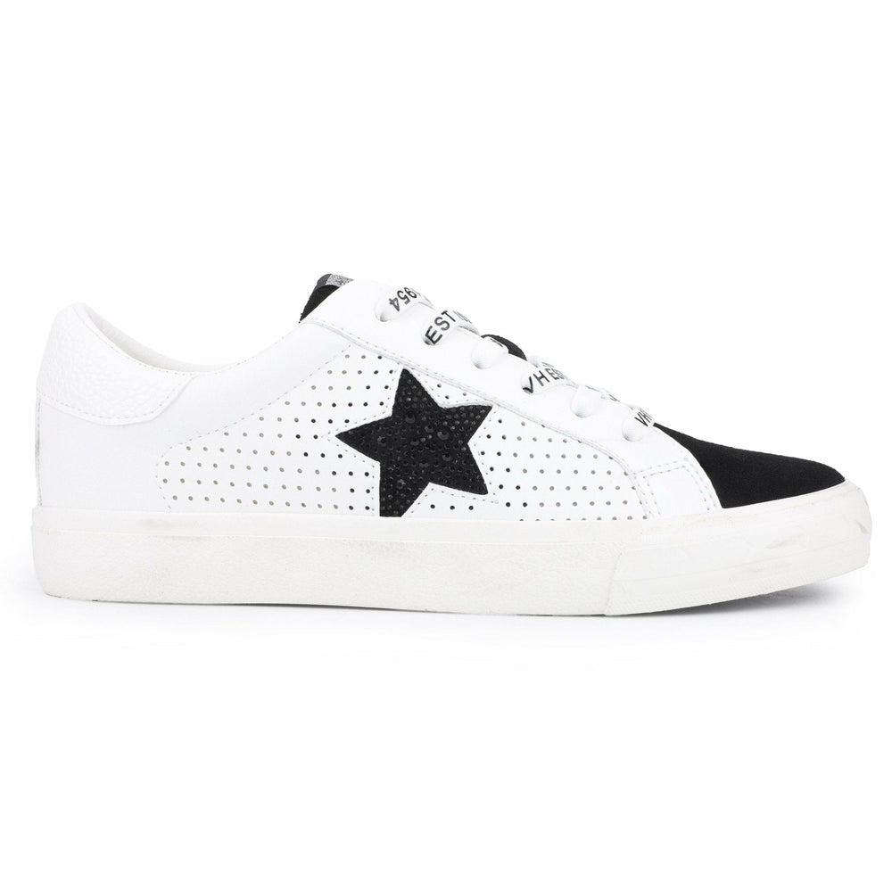 Grande - White Black Rhinestones | Vintage Havana Shoes