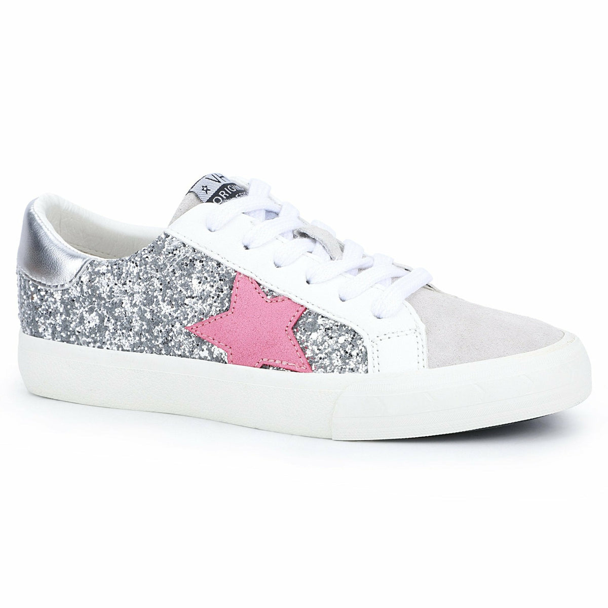 Grande - White Silver Pink | Vintage Havana Shoes
