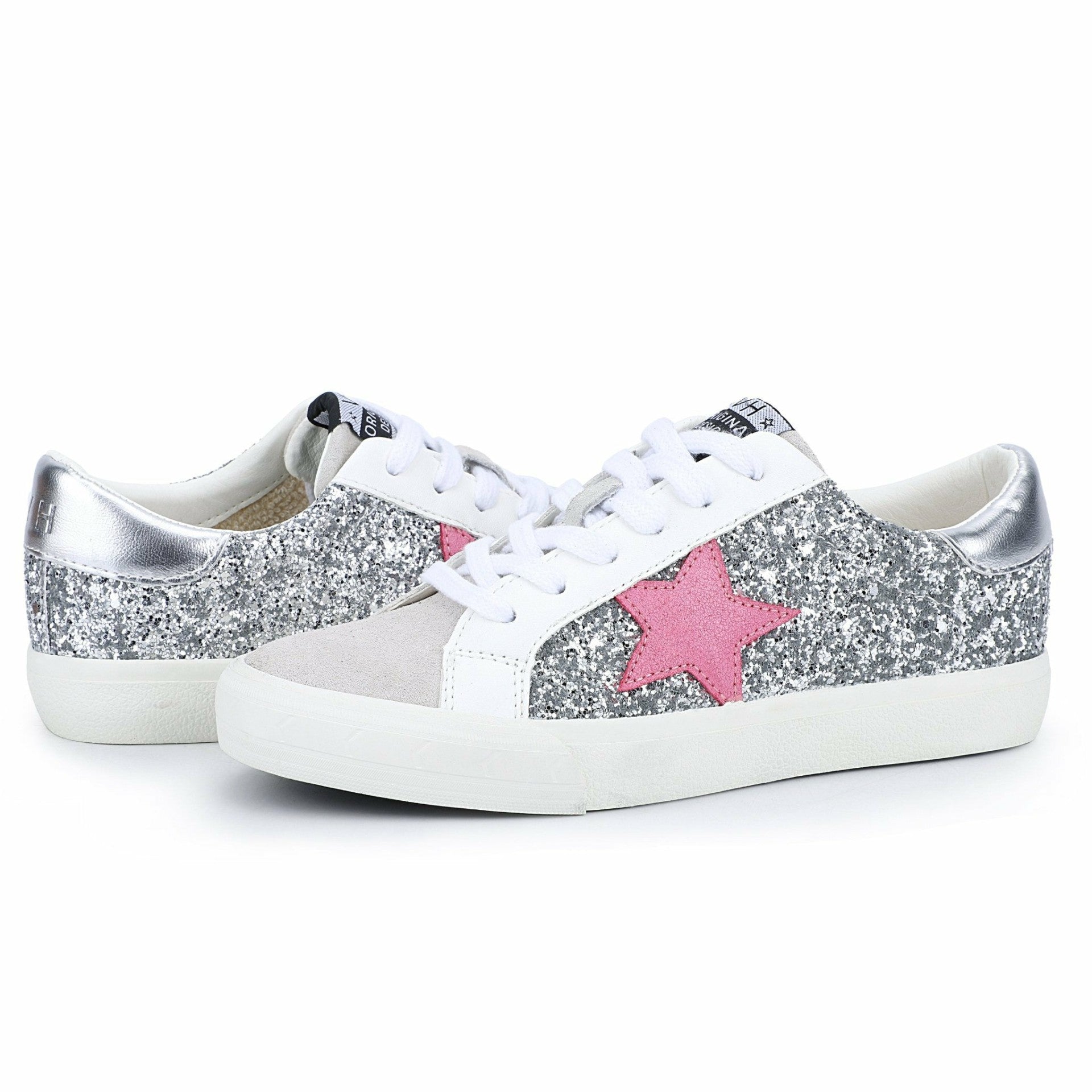 Grande - White Silver Pink | Vintage Havana Shoes