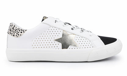 KIDS GLORIA - BLACK WHITE MULTI | Vintage Havana Shoes