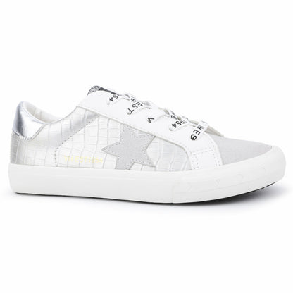 KIDS GLORIA - WASHED SILVER MULTI | Vintage Havana Shoes