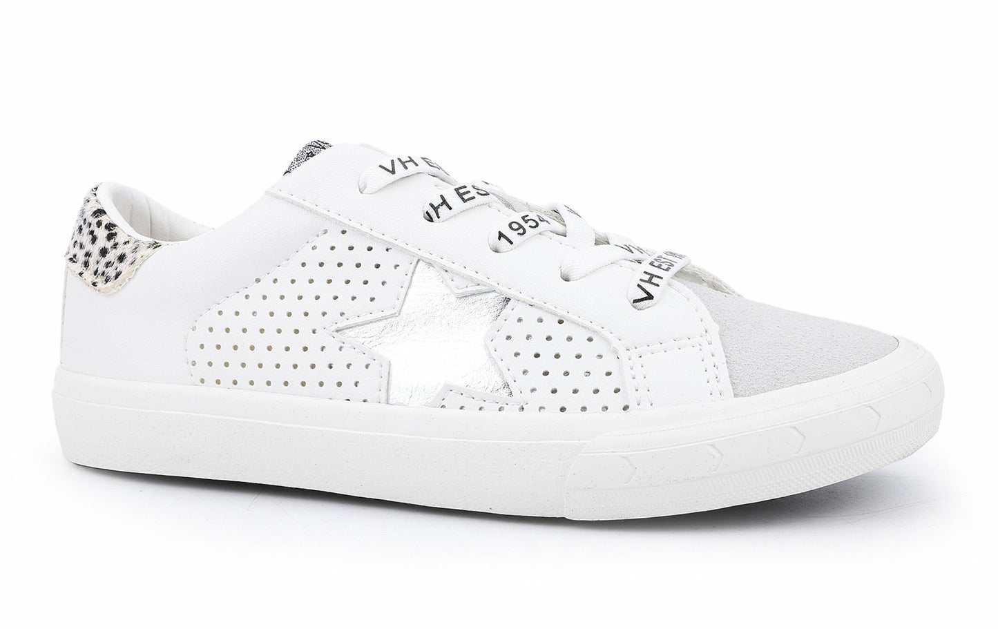 KIDS GLORIA - WHITE CHEETAH MULTI | Vintage Havana Shoes