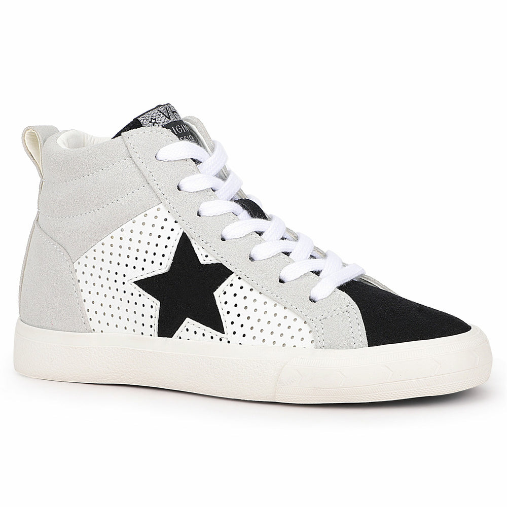 KIDS NOVA - BLACK WHITE MULTI | Vintage Havana Shoes