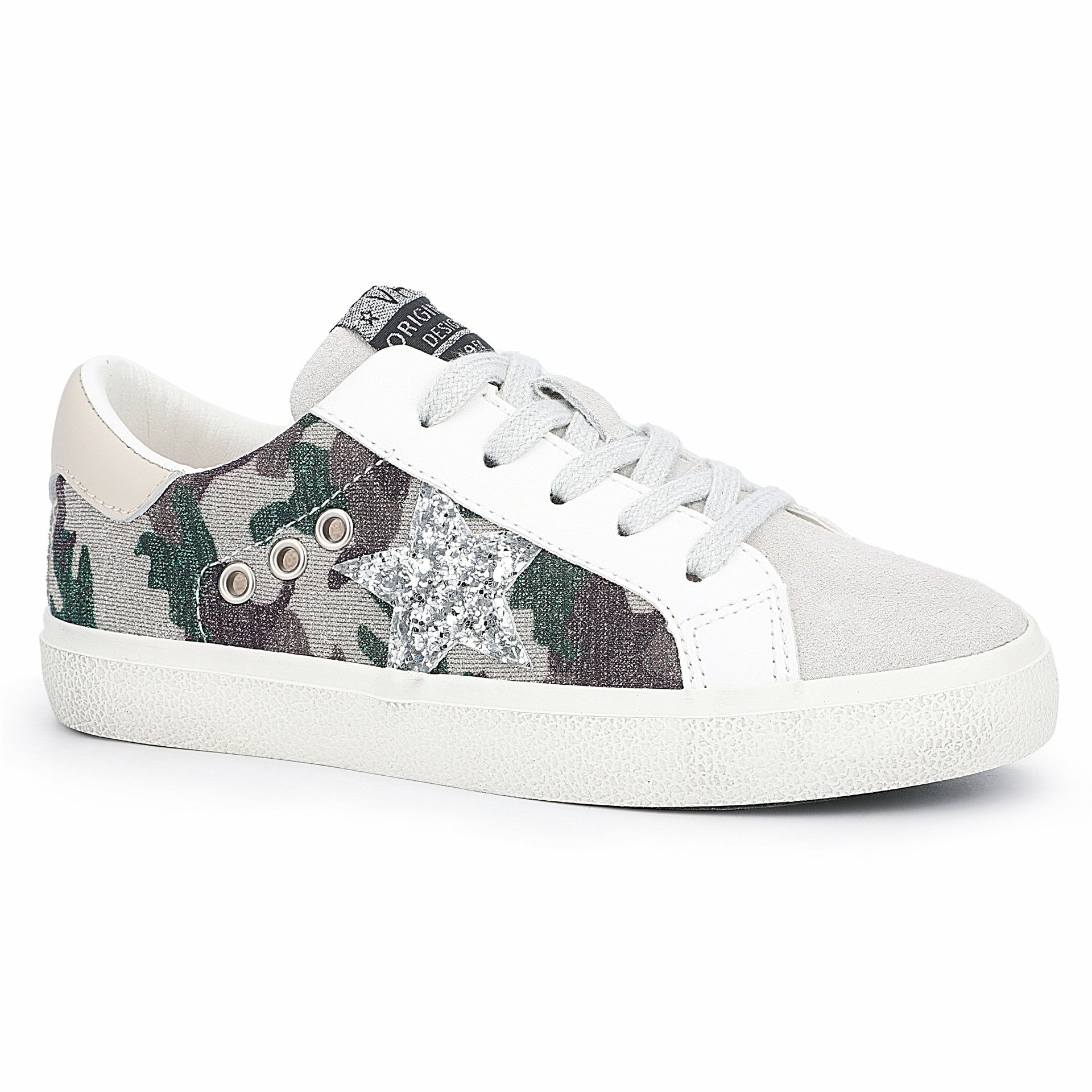 KIDS MAYO - CAMO SILVER | Vintage Havana Shoes