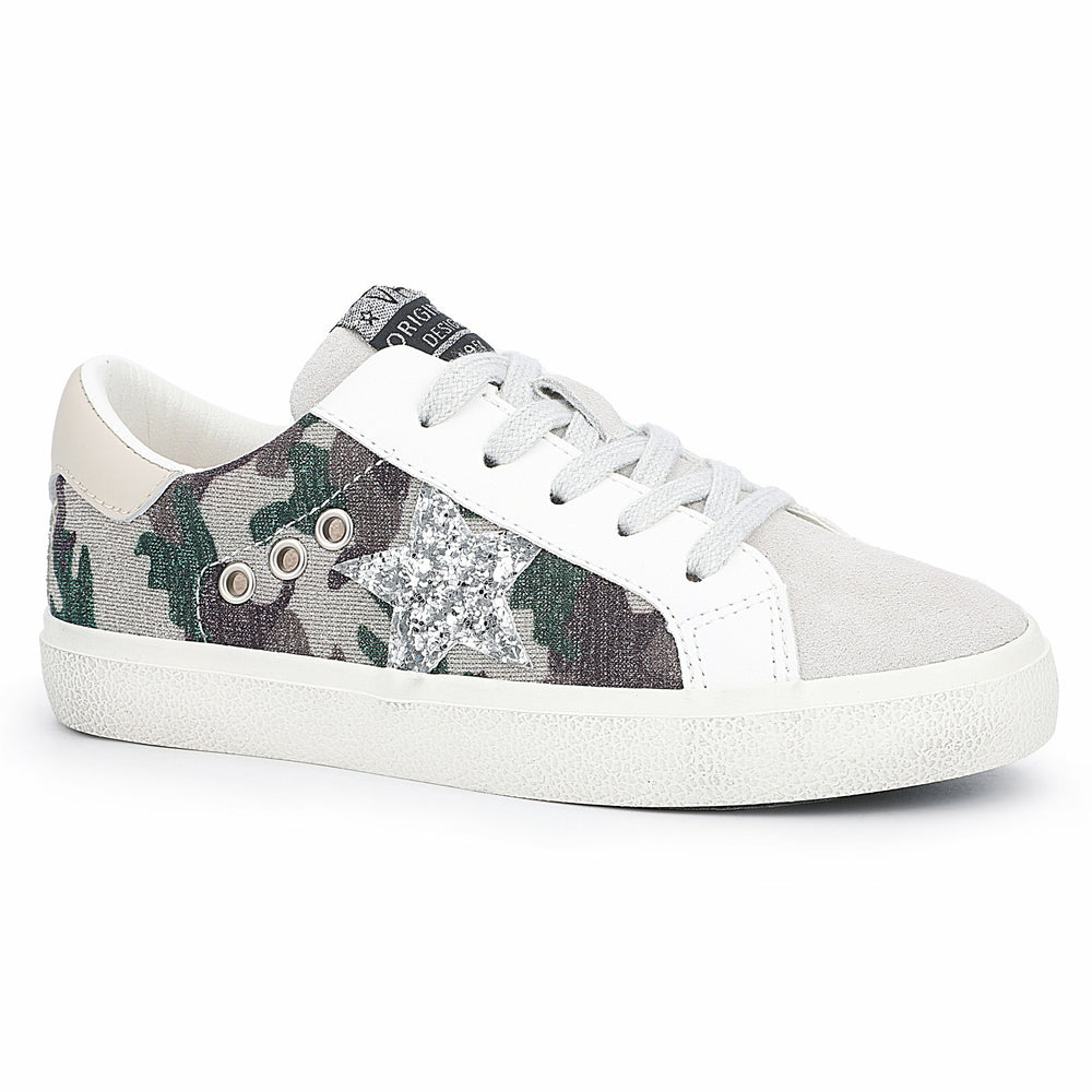 KIDS MAYO - CAMO SILVER | Vintage Havana Shoes