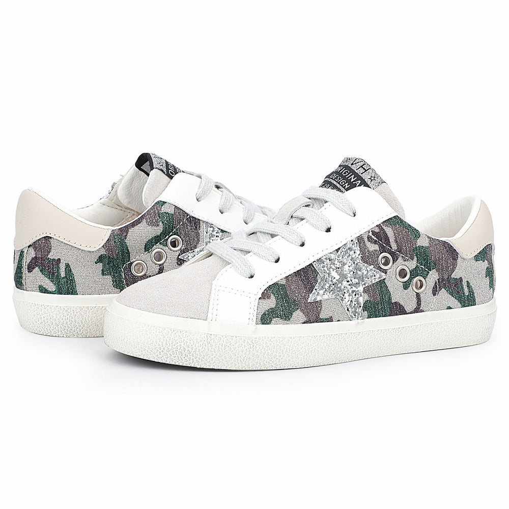 KIDS MAYO - CAMO SILVER | Vintage Havana Shoes