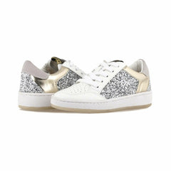 KIDS HALEE - WHITE SILVER GOLD MULTI | Vintage Havana Shoes