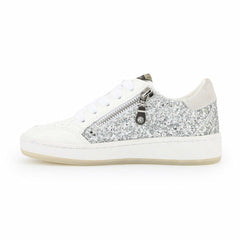 KIDS HALEE - WHITE SILVER GOLD MULTI | Vintage Havana Shoes
