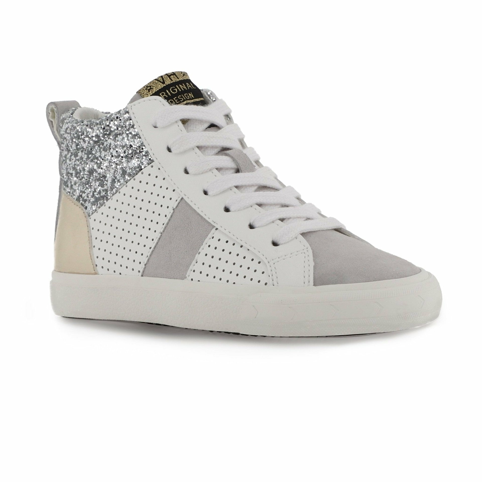 KIDS DEDE - WHITE SILVER GOLD | Vintage Havana Shoes