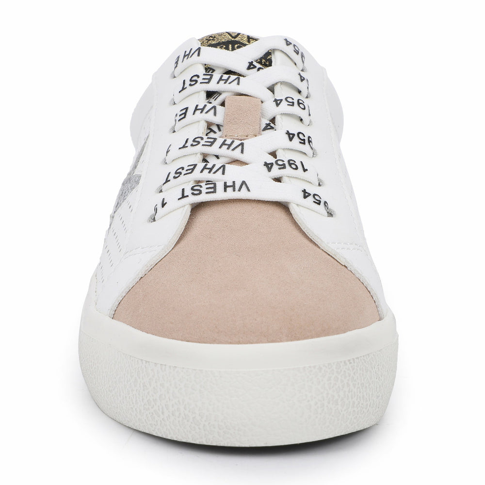 GADOL - WHITE/ CAMEL RHINESTONE | Vintage Havana Shoes