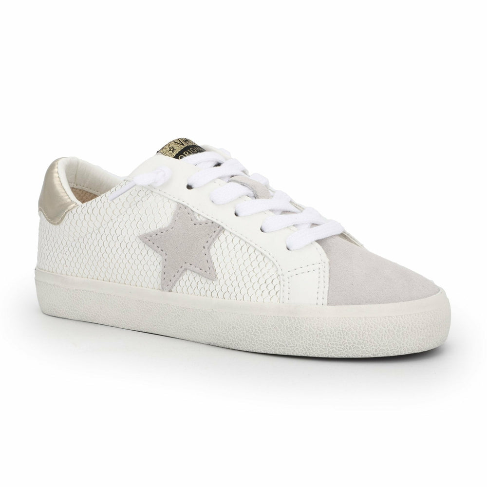 KATE - WHITE GOLD SNAKE | Vintage Havana Shoes