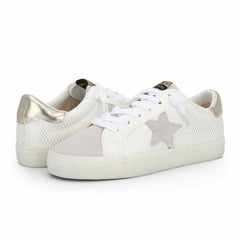 KATE - WHITE GOLD SNAKE | Vintage Havana Shoes