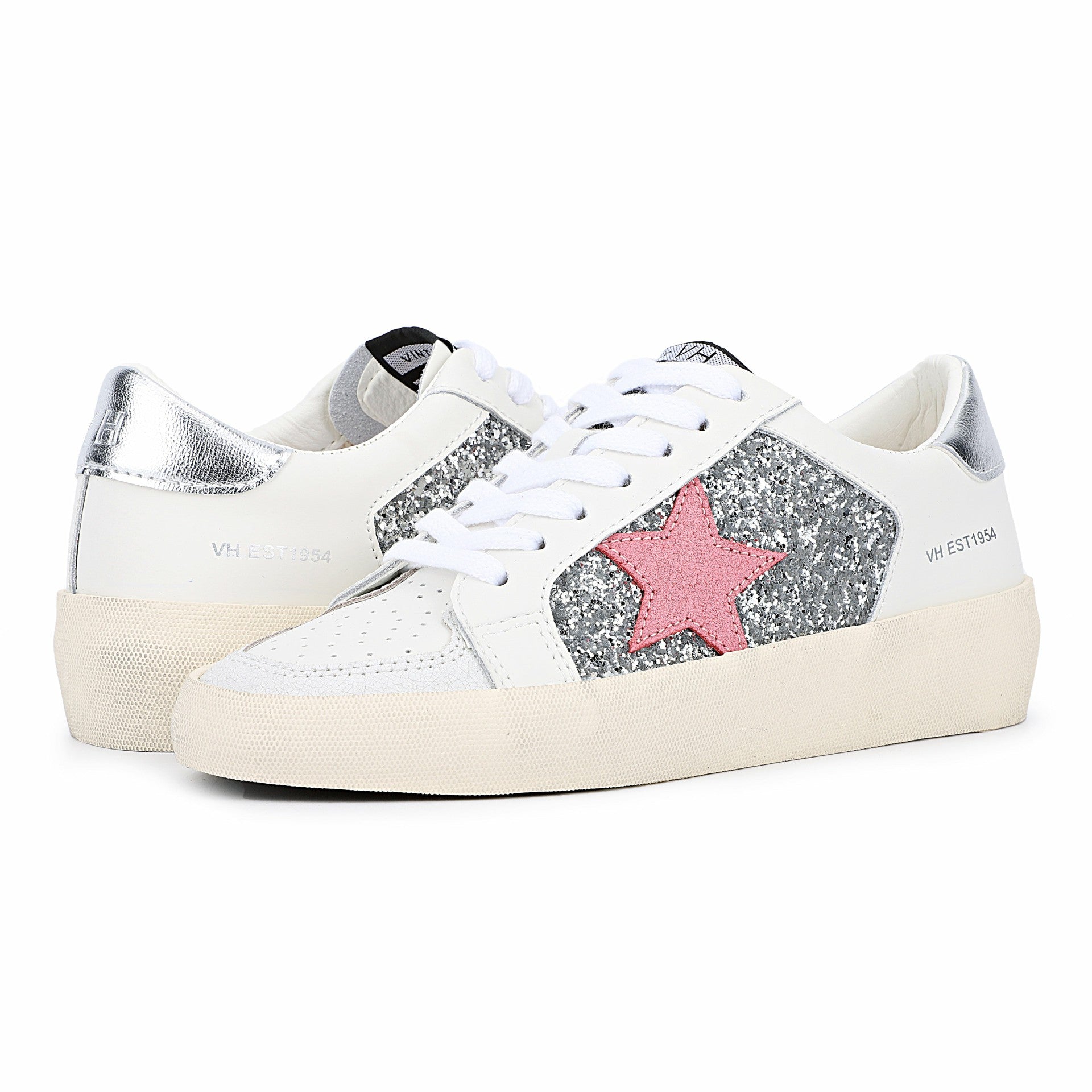 QUINN - WHITE/ SILVER | Vintage Havana Shoes