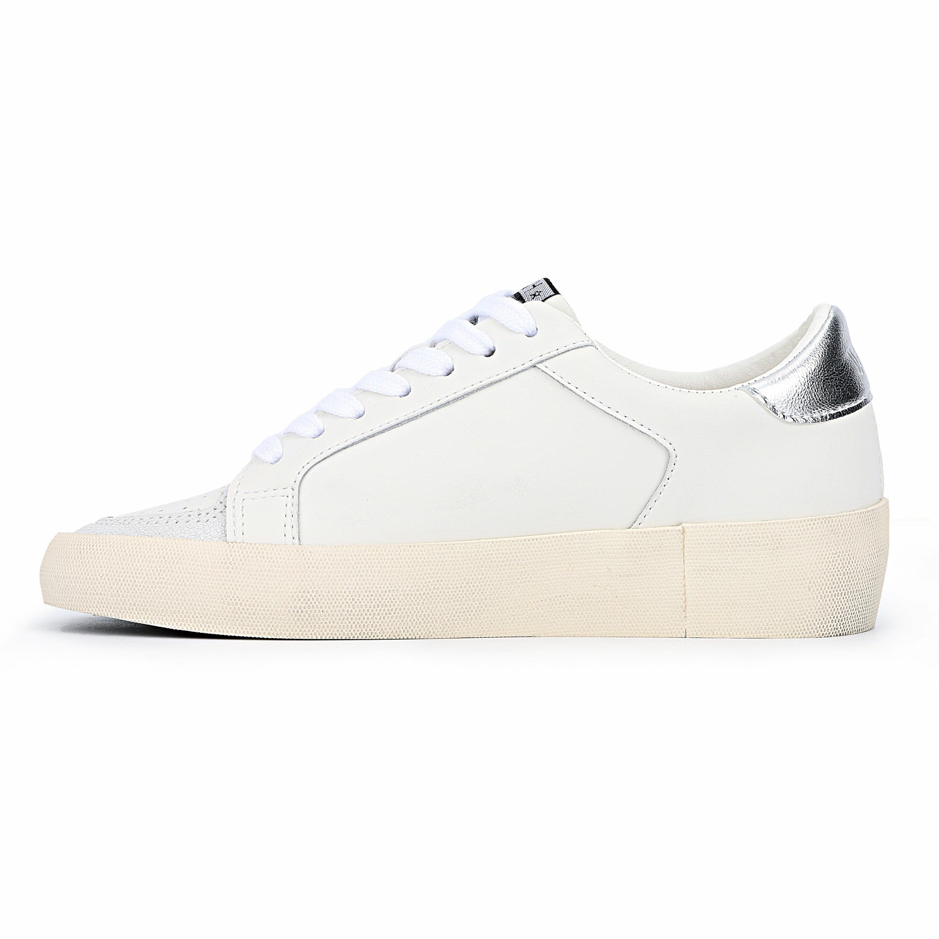 QUINN - WHITE/ SILVER | Vintage Havana Shoes