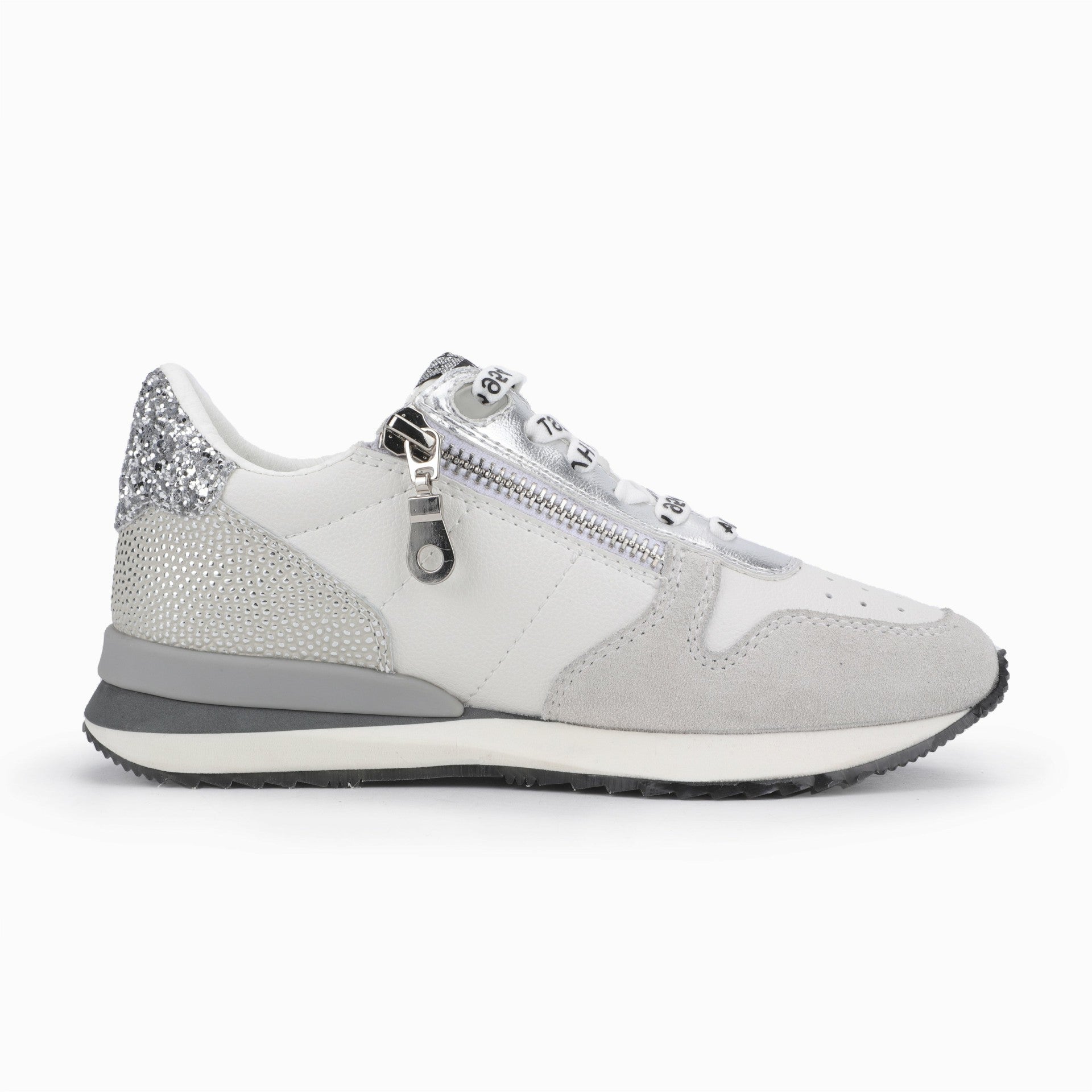 KIDS VICKY - GREY GLITTER MULTI | Vintage Havana Shoes