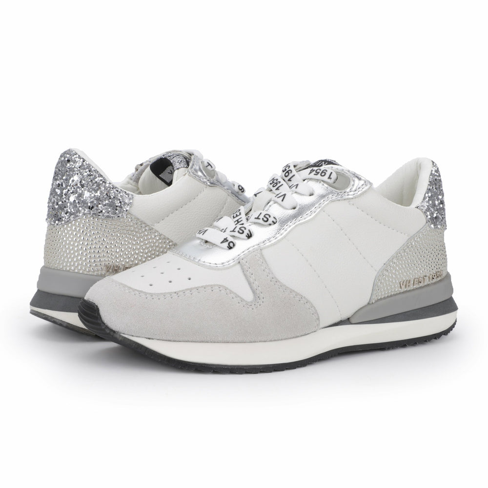 KIDS VICKY - GREY GLITTER MULTI | Vintage Havana Shoes