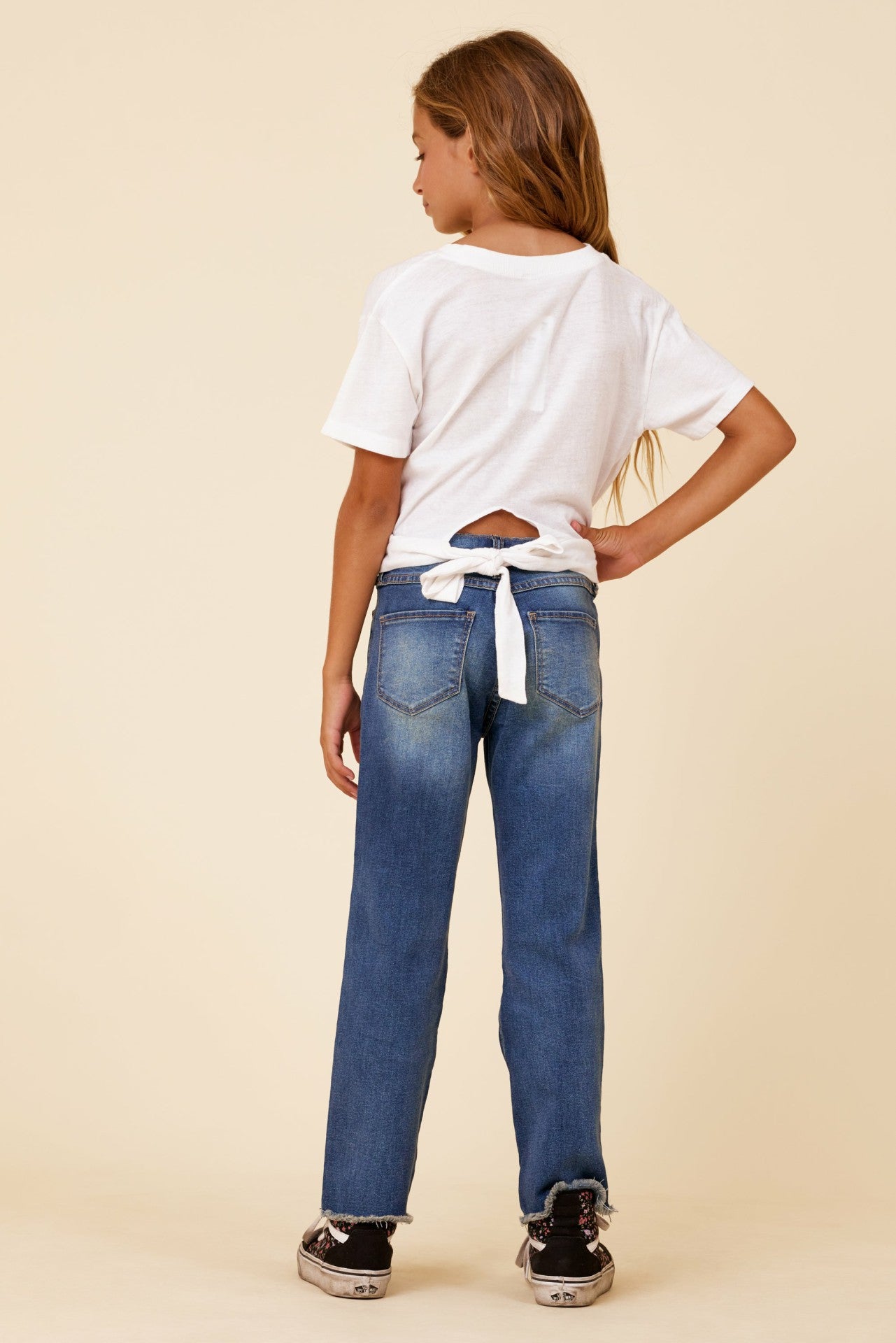 White Twist Tie Back Top | Vintage Havana Clothing
