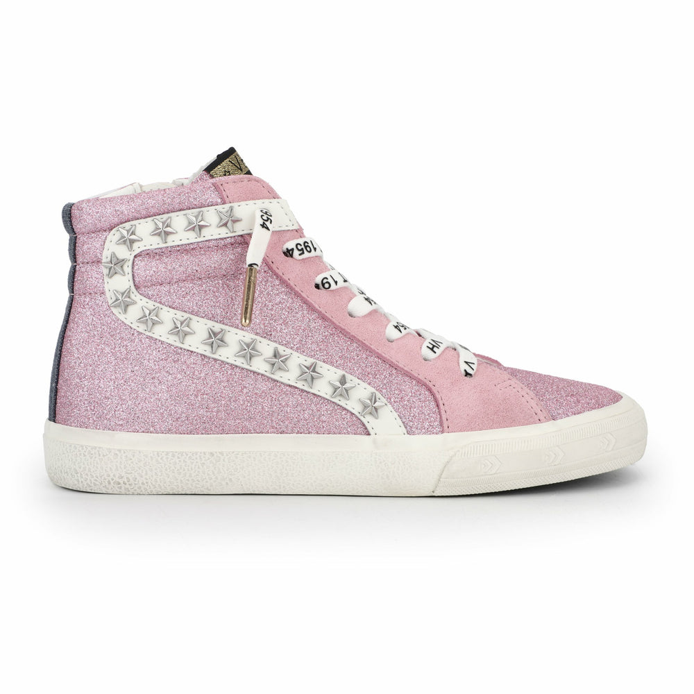 KIDS WALLY HIGH - PINK GLITTER | Vintage Havana Shoes