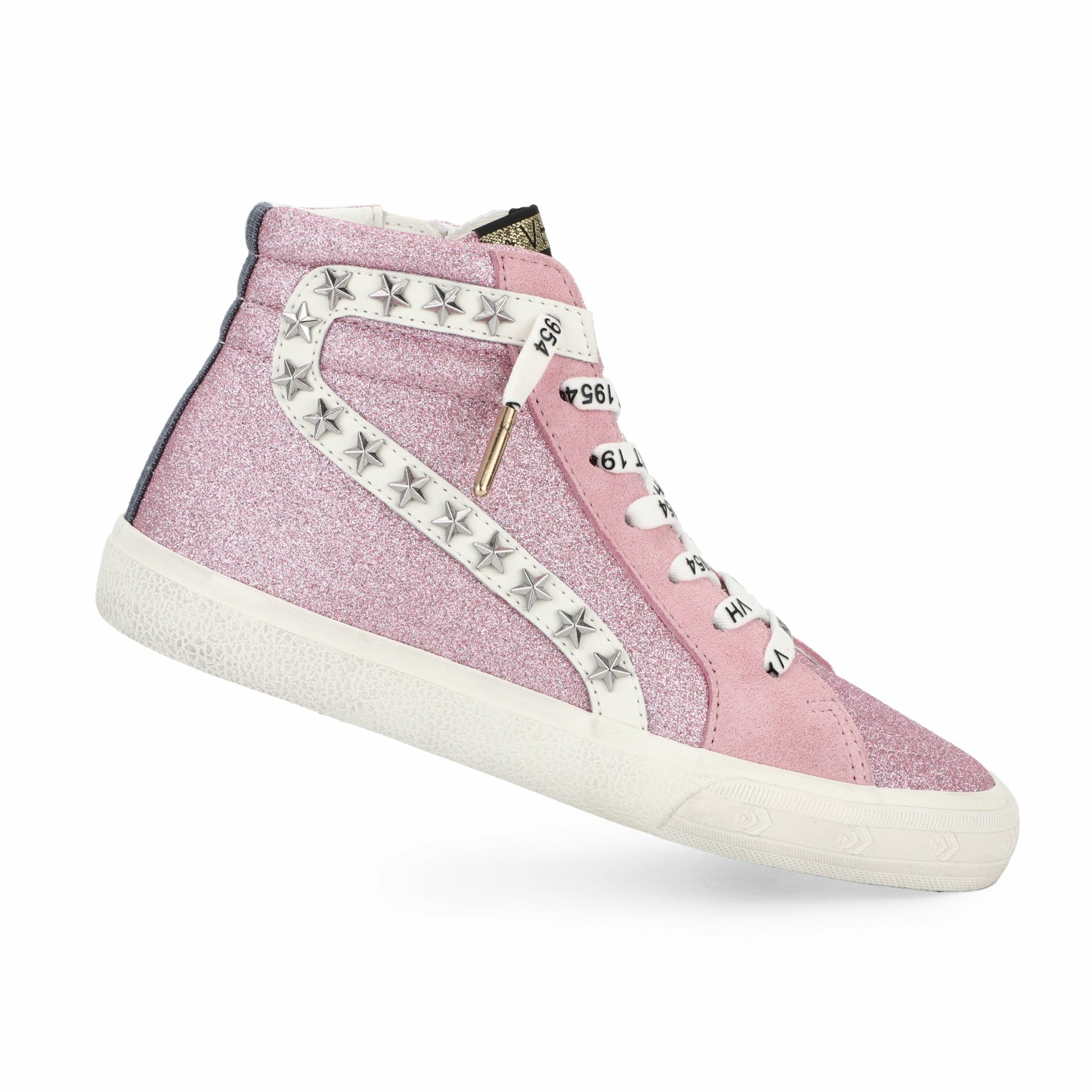 KIDS WALLY HIGH - PINK GLITTER | Vintage Havana Shoes