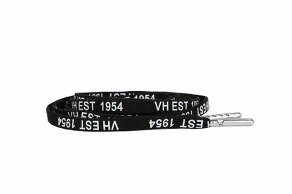 BLACK WHITE SILVER TIP LACES | Vintage Havana Women