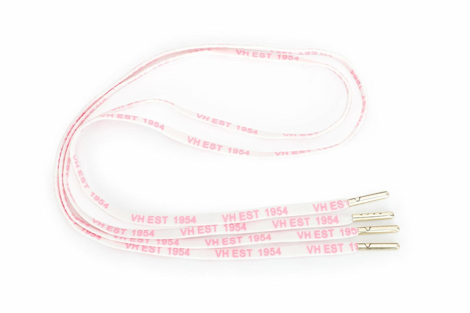 WHITE PINK GOLD TIP LACES | Vintage Havana Shoes