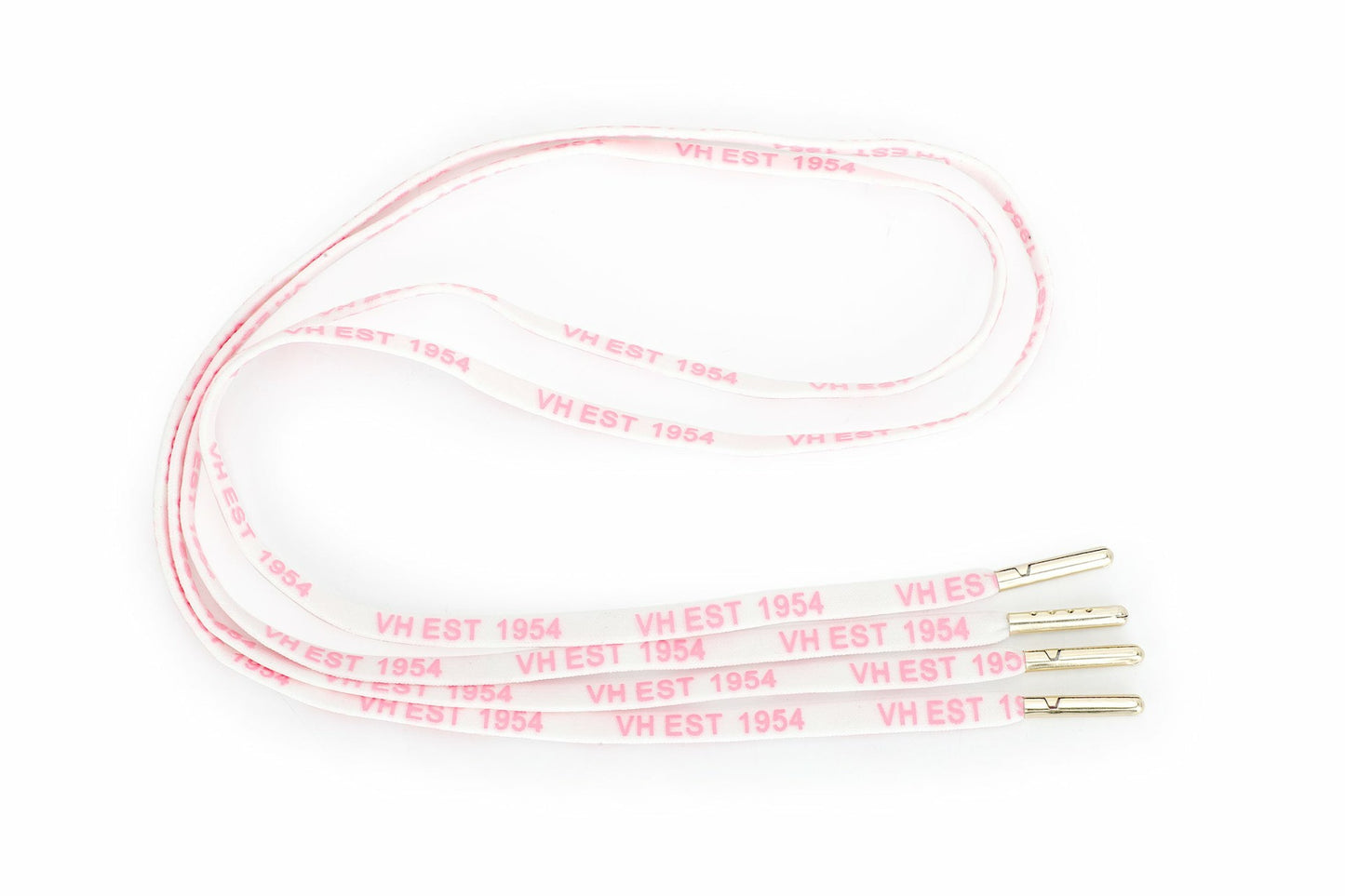 WHITE PINK GOLD TIP LACES | Vintage Havana Women