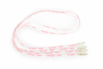 WHITE PINK GOLD TIP LACES | Vintage Havana Women