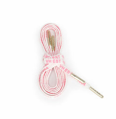 WHITE PINK GOLD TIP LACES | Vintage Havana Shoes
