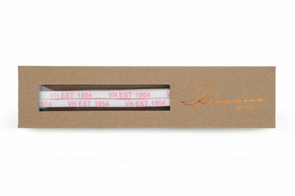 WHITE PINK SILVER TIP LACES | Vintage Havana Women