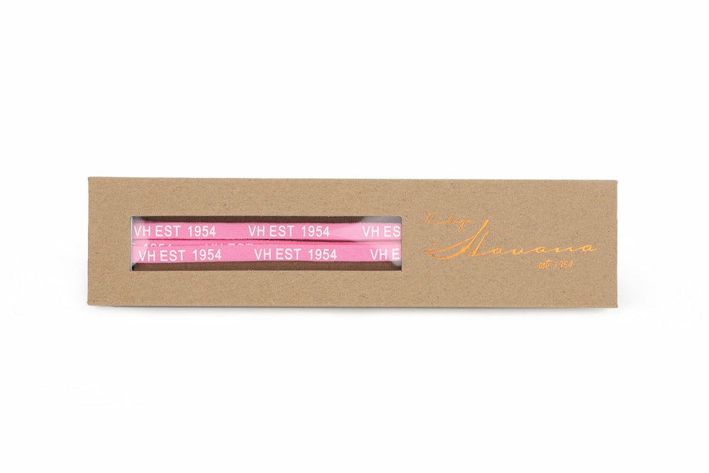 PINK WHITE GOLD TIP LACES | Vintage Havana Shoes