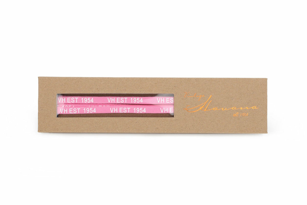PINK WHITE GOLD TIP LACES | Vintage Havana Shoes