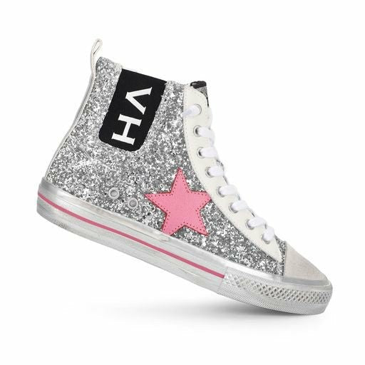 ALIVE HIGH - SILVER GLITTER MULTI | Vintage Havana Shoes
