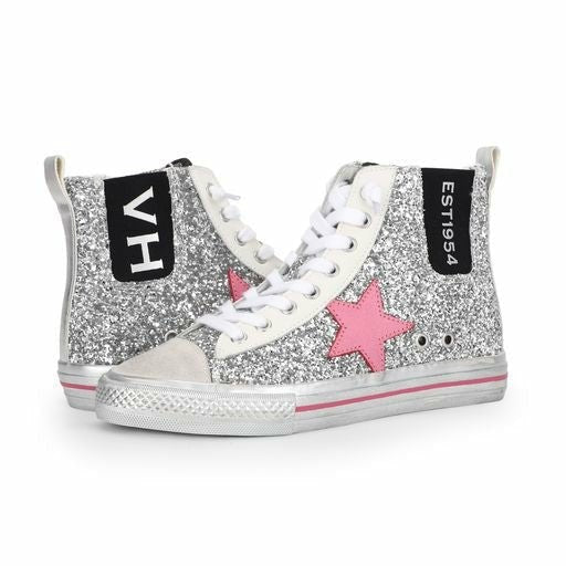 ALIVE HIGH - SILVER GLITTER MULTI | Vintage Havana Shoes