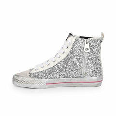 ALIVE HIGH - SILVER GLITTER MULTI | Vintage Havana Shoes