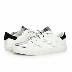 KIDS RONDA - WHITE BLACK PERF MULTI | Vintage Havana Shoes