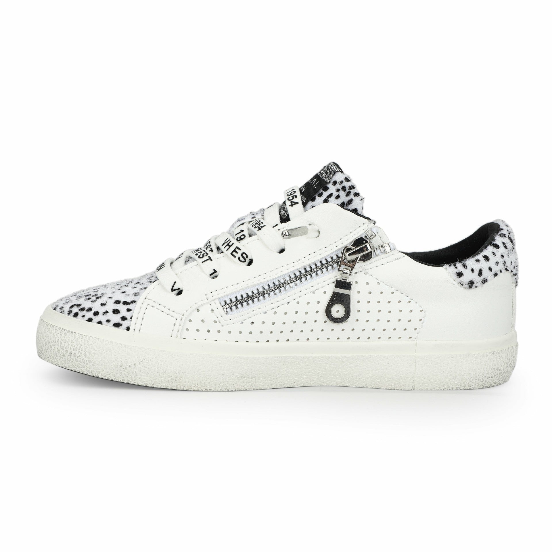 KIDS RONDA - WHITE CHEETAH PERF MULTI | Vintage Havana Shoes