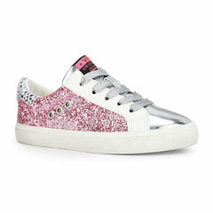 KIDS ADALENE - PINK GLITTER MULTI | Vintage Havana Shoes