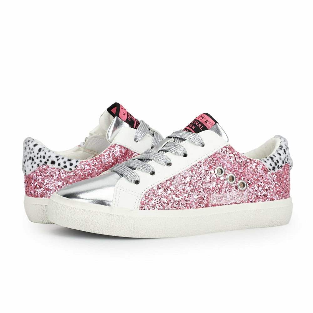KIDS ADALENE - PINK GLITTER MULTI | Vintage Havana Shoes
