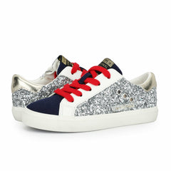 KIDS ADALENE - SILVER GLITTER MULTI | Vintage Havana Shoes