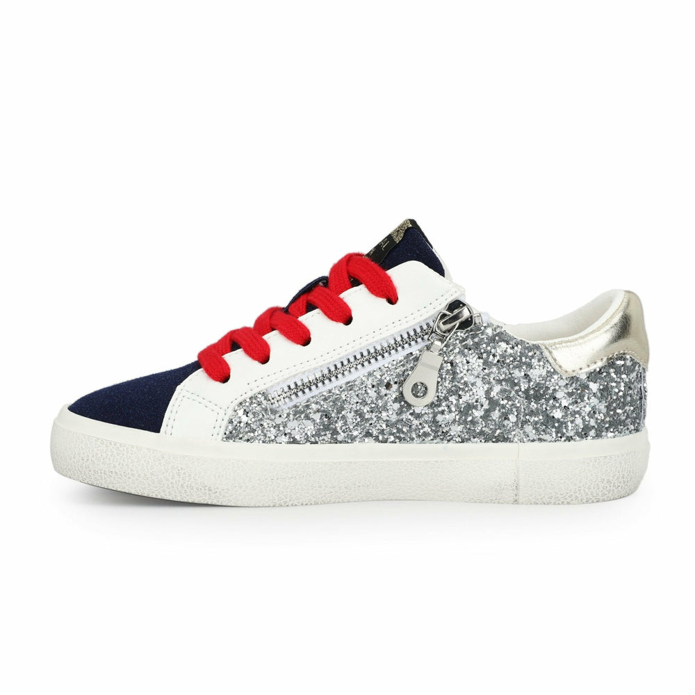 KIDS ADALENE - SILVER GLITTER MULTI | Vintage Havana Shoes