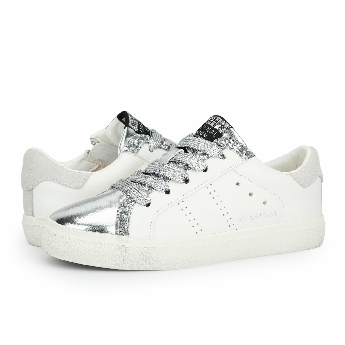 KIDS LEXA - WHITE SILVER PERF MULTI | Vintage Havana Women