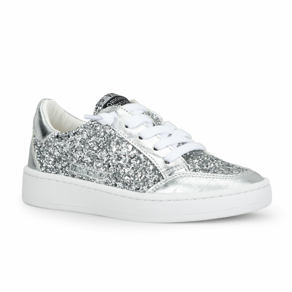 KIDS HALEE - WASHED SILVER CROCO | Vintage Havana Shoes