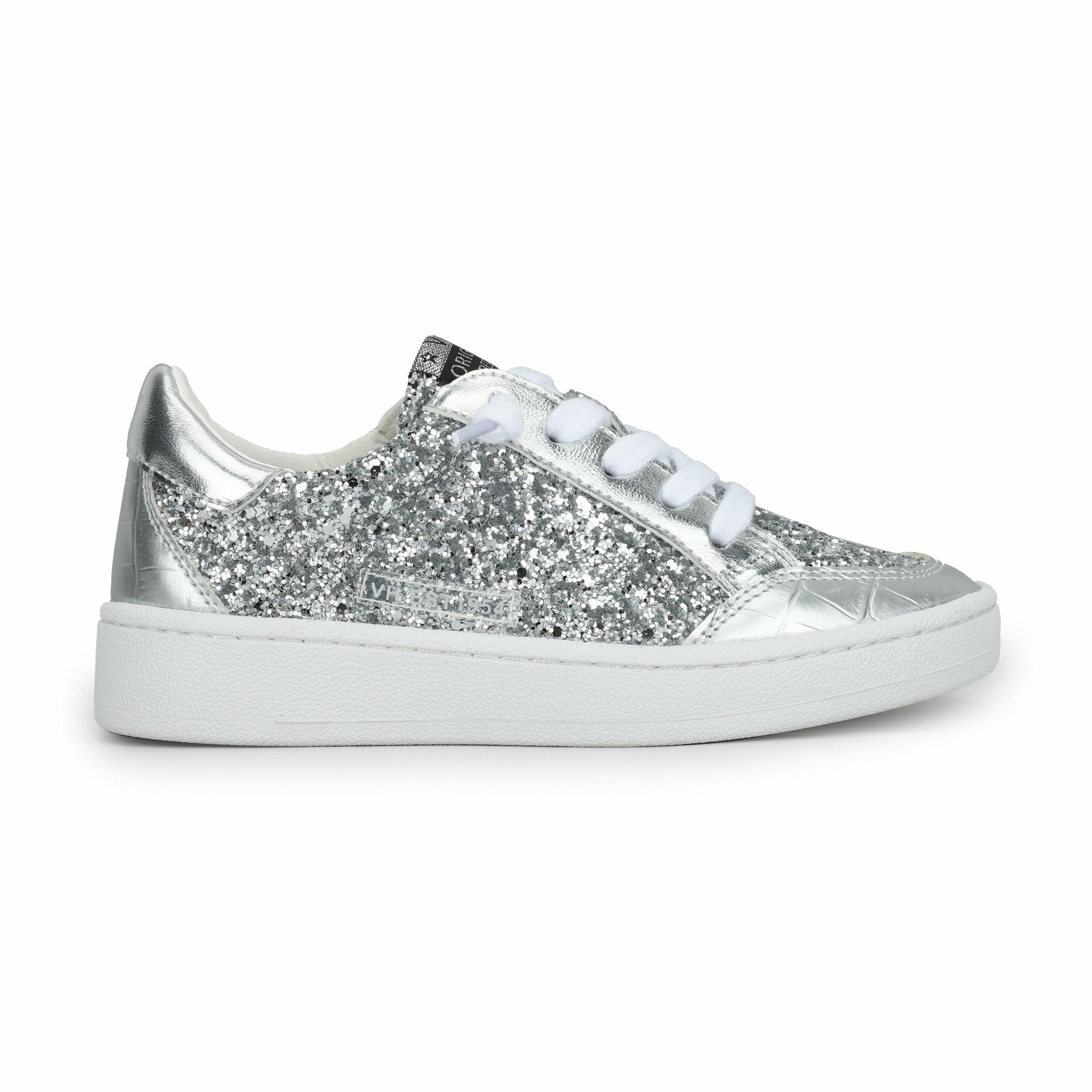 KIDS HALEE - WASHED SILVER CROCO | Vintage Havana Shoes