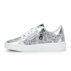 KIDS HALEE - WASHED SILVER CROCO | Vintage Havana Shoes