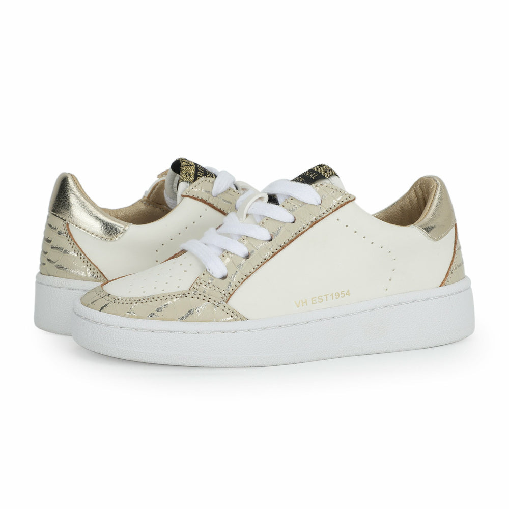 KIDS HALEE - WHITE NUDE CROCO | Vintage Havana Shoes