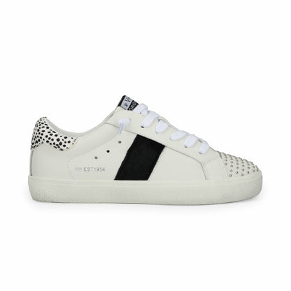 RAELYN - WHITE BLACK STUDS | Vintage Havana Women